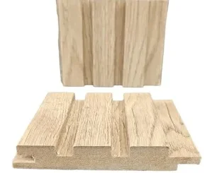 МДФ ламперия · MDF120 · Естествен дъб · 12 × 280 cm · KC - MDF 120-12 MM   NTRL MEŞE